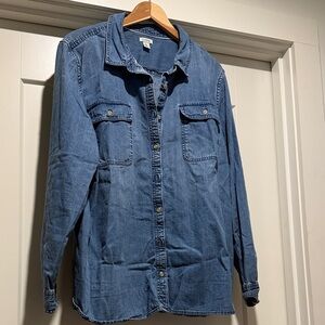 L.L. Bean Blue Button Down Shirt